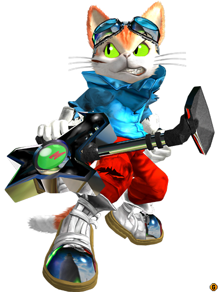 Blinx as he appears in Blinx 2: Masters of Time and Space